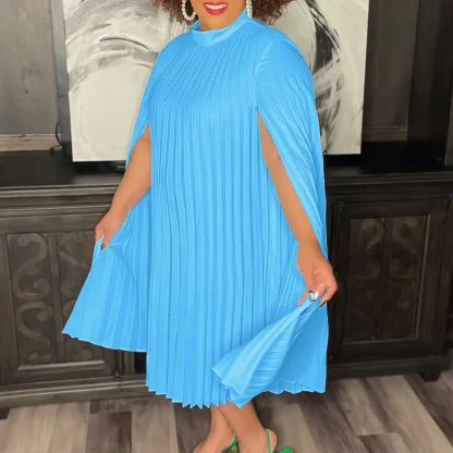 Pretty Cloak Plus Size White Dress - Image 3
