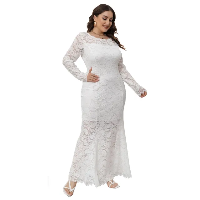 lace mermaid wedding dress sleeves Wedding dress Ellyse
