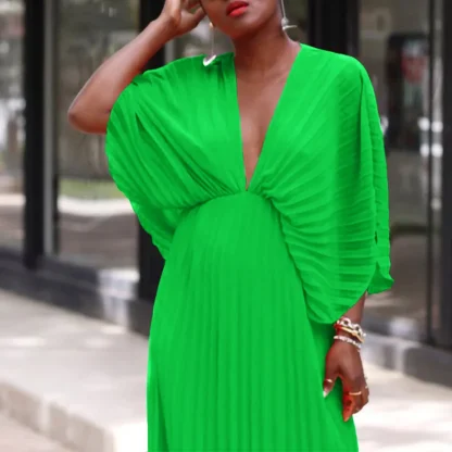 Plus Size Batwing White Dress - Image 6