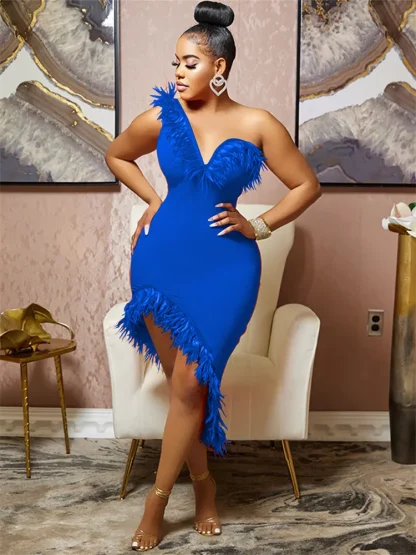 Tassel Hem Plus Size White Dress - Image 3
