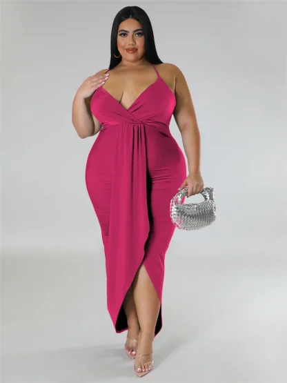 Plus Size White Summer Dress - Image 4